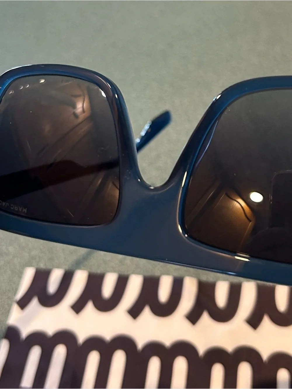 Marc Jacobs Women's Square Blue Sunglasses